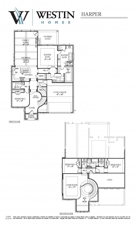 Floorplan « Westin Homes